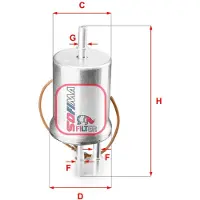 Sofima S 1853 B Brandstoffilter