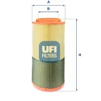 Ufi 27.619.00 Luchtfilter