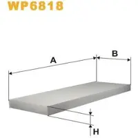 WIX FILTERS WP6818 Interieurfilter