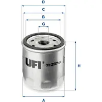 Ufi Filtri 23.287.00 Oliefilter