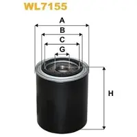 WIX FILTERS WL7155 Oliefilter