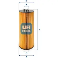 Ufi 25.006.00 Oliefilter