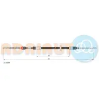 ADRIAUTO 33.0261 Handremkabel