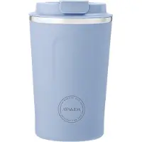 Aya & Ida AYA&IDA - CUP2GO - thermosbeker - koffiebeker - coffee to go - reisbeker - meenemen - 380ml - POWDER BLUE