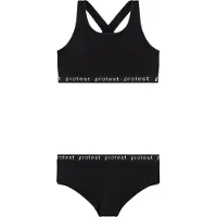 Protest crop bikini PRTBEAU JR zwart Meisjes Polyester Printopdruk - maat 176