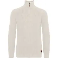 !Solid Trui 'Xenox' beige / bruin