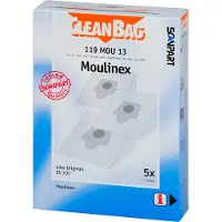 Cleanbag stofzuigerzakken 5 stuks - Geschikt voor Moulinex Atmosphere - Inclusief 2 filters - Alternatief