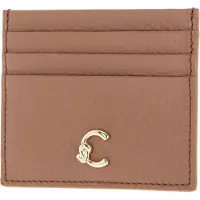 Coccinelle Leren Kaarthouder C-Me Credit Card Holder Skin Lichtbruin