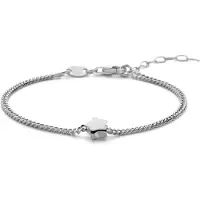 New Bling - 9NB-1407 - zilveren armband met ster - 925 sterling silver - rhodium plated