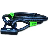 Lockk Cable Padlock 2.5 M Zilver