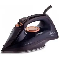 Ufesa PV1100C, stoomstrijkijzer, keramische strijkzool, 1,9 meter, 120 g/min, zwart, 30 g/min