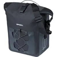 Basil Navigator Waterproof - Enkele fiestas MIK STUDS - 12 - 15 liter - Zwart - 100% waterdicht