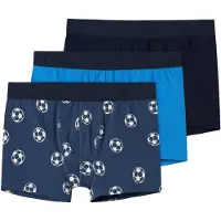 Name it Onderbroek navy / royal blue/koningsblauw / zwart / wit