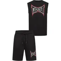 TAPOUT Joggingpak 'Dorrisa' bloedrood / zwart / wit