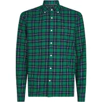 Tommy Hilfiger Regular Fit Overhemd groen, Ruit