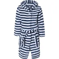 Playshoes Badjas 'Maritim' blauw / wit