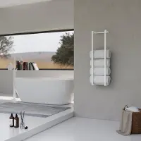 FortiFura Calvi Handdoekrek - 95x25x20cm - mat wit 33768-96848