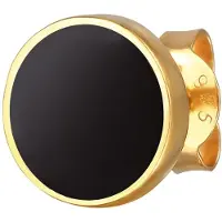 KUZZOI Oorbel goud / zwart