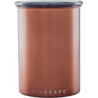 Planetary Design - Airscape - Koffiebonen - Voorraadpotten - Vacuum - Koffie - Staal - geborsteld Koper - 500 gram