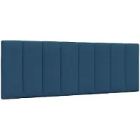 vidaXL Hoofdbordkussen "Hanko" 140 cm stof blauw
