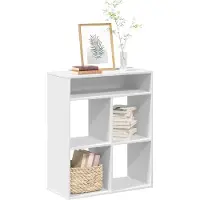 vidaXL Boekenkast 66x31x80 cm bewerkt hout wit