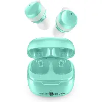Music Sound headset BTMSTWSFLOWG groen - True Wireless Stereo - Bluetooth 5.3 - 25 uur