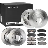 RIDEX 3405B1715 Remschijven en blokken