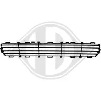 Diederichs 6624045 Ventilatiegrille, bumper