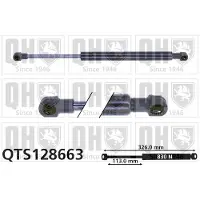 Quinton Hazell QTS128663 Gasveer motorkap