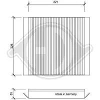 Diederichs DCI0076 Interieurfilter