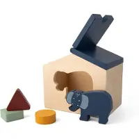 Trixie Houten Huis met Blokken Mrs. Elephant