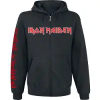 Iron Maiden Vest met capuchon - NOTB - S tot XXL - voor - zwart | Maat S