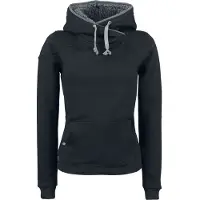 Black premium by emp Trui met capuchon - Teddy Hoodie - S tot XXL - voor Vrouwen - zwart - Maat L