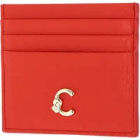 Coccinelle Leren Kaarthouder C-Me Credit Card Holder Gazpacho Oranje