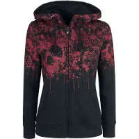 Rock Rebel by EMP - Rock Vest met capuchon - Freaking Out Loud - S tot 5XL - voor Vrouwen - zwart | Maat M