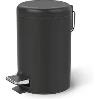 DECOR WALTHER Pedaalemmer Basic 2,5 L Softclose Mat Zwart