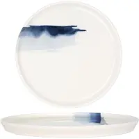 Bonna Dessertbord blue wave porselein 22 cm set van 6