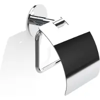 DECOR WALTHER WC rolhouder Met Klep Basic Zelfklevend Chrome