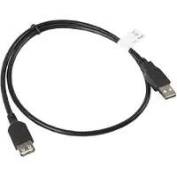 Lanberg USB Extension Cable Male Plug/Socket 480 Mb/s Black