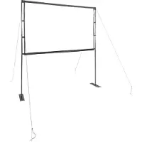 vidaXL Projectiescherm met standaards 100 inch 16:9