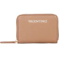 Valentino Portemonnee Post Re Zip Around Wallet Camel / Moro Lichtbruin