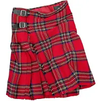 Black premium by emp Midirok - Kilt - M tot XXL - voor Mannen - rood | Maat L