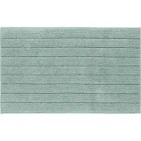 Casilin Badmat Antislip 50x80cm Luca - Waterabsorberende Badkamermat - Wasbaar en Sneldrogend - Voor Douche en Bad - 100% Katoen - Rechthoek - Lichtgroen