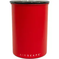 Airscape - Airscape - Koffiebonen - Voorraadpotten - Lucht dicht - Koffie - Staal - Mat rood - 500 gram