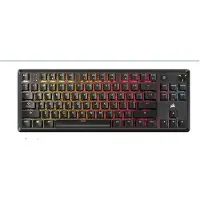 Corsair K70 CORE TKL, Kabel, USB, Mechanische schakelaar, QWERTZ-lay-out, RGB LED-verlichting, Zwart