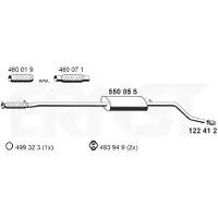 ERNST 550055 Uitlaat middendemper