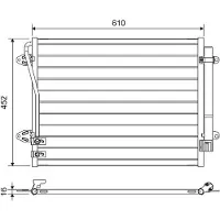 Valeo Condensator, airconditioning 814039