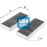 Ufi 54.254.00 Interieurfilter