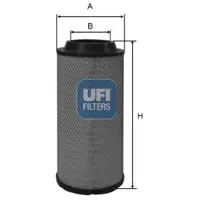 Ufi 27.510.00 Luchtfilter