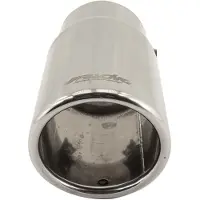Simoni Racing Uitlaatsierstuk Rond/Schuin RVS - Diameter 76 - Lengte 180mm - Montage 37 - 63 mm